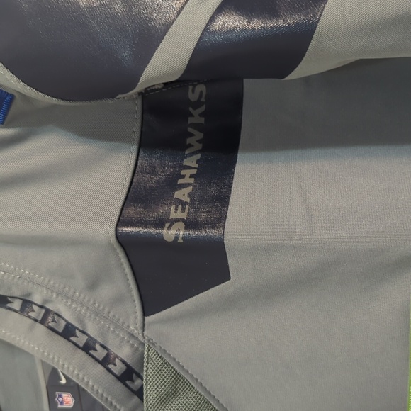 Nike Infield Seattle Seahawks Adams #33 Gray Jersey NWT - Picture 5 of 6